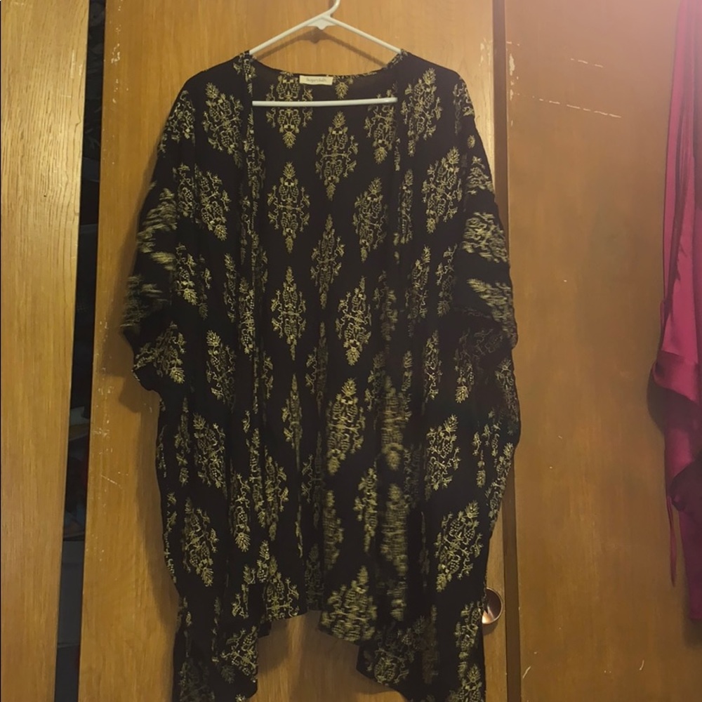 Black and Gold Cardigan